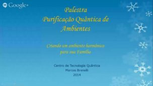Palestra Online Purificação de Ambiente